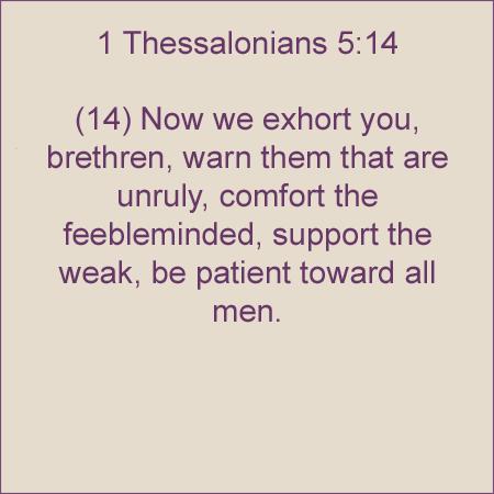 1 Thessalonians514